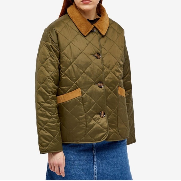 NWT Barbour x House of Hackney Gransden quilted jacket REVERSIBLE US 12 UK 16 - Picture 2 of 12